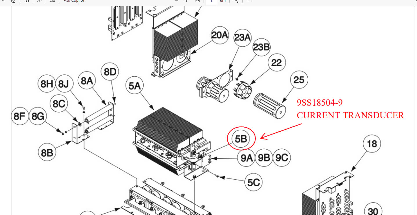 9SS18504-9 CURRENT TRANSDUCER Lincoln